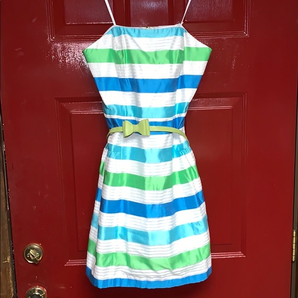 Lilly Pulitzer “Jordan” Striped Dress Sz 8 - Picture 3 of 6